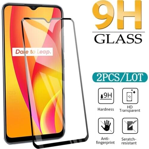 2pcs 9H Tempered Glass Screen Protector for OPPO Realme C15 C11 C3 Safety glass For Realme C15 C11 C3 real me Protective Glass