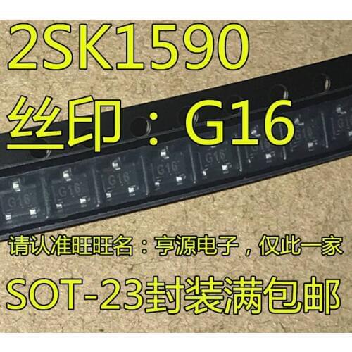 10pieces 2SK1590 K1590 G16 MOS N SOT-23