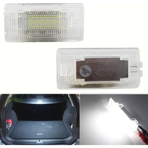 2Pcs Led Footwell Luggage Trunk Interior Light Glove Box Lamp No Error for BMW X5 E46 E36 E38 E39 E60 E61 E65 E82 E88 E90 E91