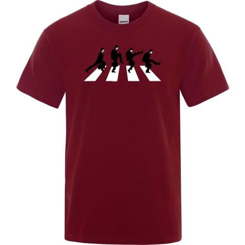 2021 Summer Cotton Men T-Shirt Monty Python The Ministry of Silly Walks T Shirt Printed tshirt Mens Short Sleeve Casual Tops Tee