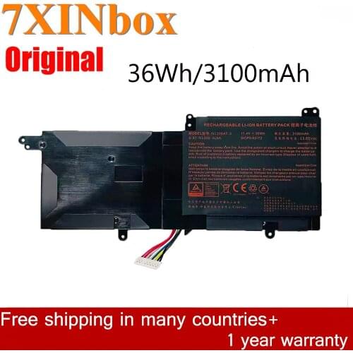 7XINbox 11.4V 36Wh N130BAT-3 6-87-N130S-3U9A Laptop Battery For Clevo N130WU InfinityBook Pro 13 14 Sager NP3130 Lingyue S4