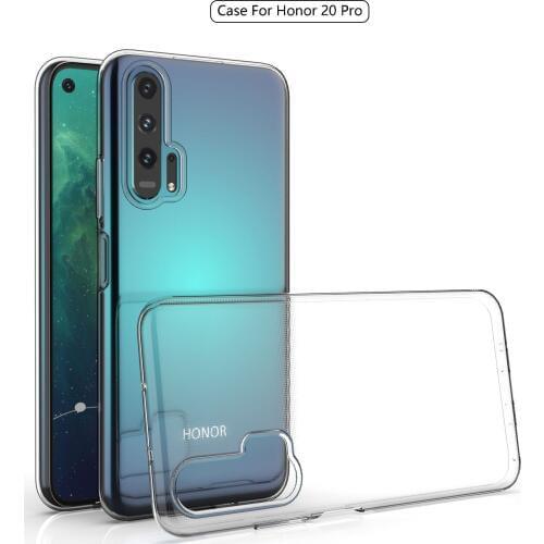 Ultra-thin transparent Soft TPU case For Huawei Honor 20 Pro slim Protective back cover for huawei honor 20 20pro honor20 shell