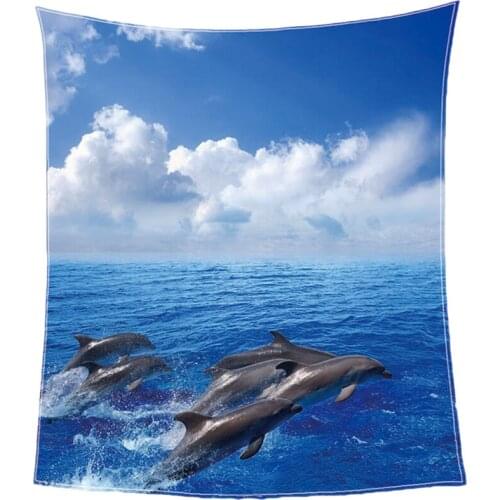 Digital Printing Flannel Blanket Sofa Throw Bedding Sheet Wall Tapestry