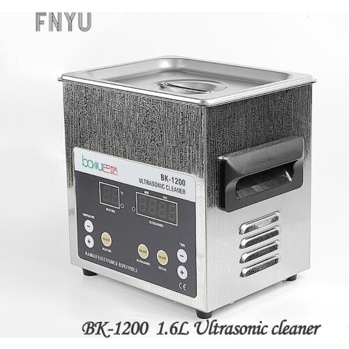 BK-1200 1.6L digital ultrasonic cleaner AC110 / 220 timing heating stainless steel ultrasonic integrated cleaner