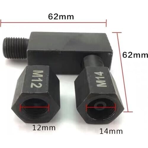 Diesel oil Tube Conversion Joint 3500 Bar Common Rail Injector Test Pipe M14 M12