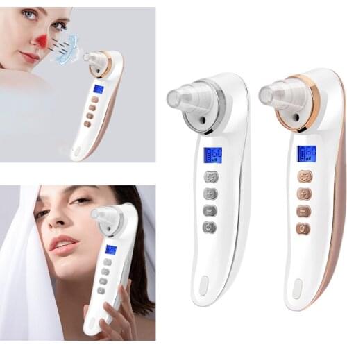 Electric Compact Practical Blackhead Remover Rechargeable Comedone Beauty Extractor for All Skin Women Men Deep Cleaning Travel