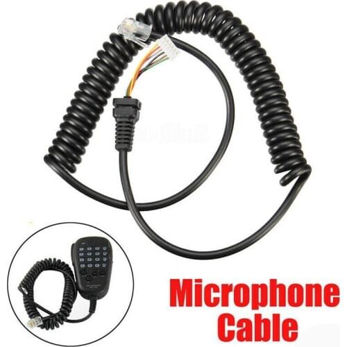 Microphone Cable Connectors For Yaesu MH-36B6J FT-100 FT-100D FT-90R FT-2600M