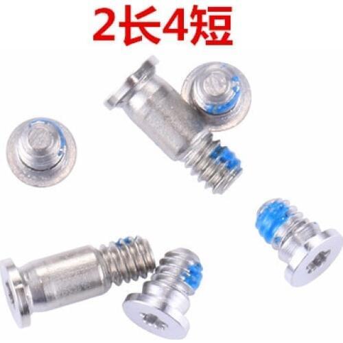 6pcs New For MacBook Pro A1706 A1707 A1708 Space Gray Color Bottom Case Screw Screws Set