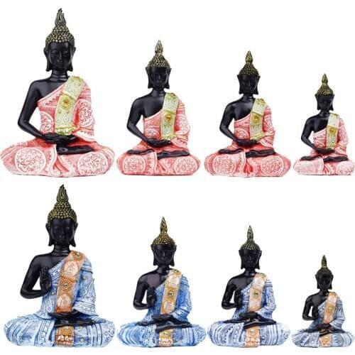 NEW 2020 BUDDHA STATUE THAILAND BUDDHA SCULPTURE GREEN RESIN HAND MADE BUDDHISM HINDU FENGSHUI FIGURINE MEDITATION HOME DECOR