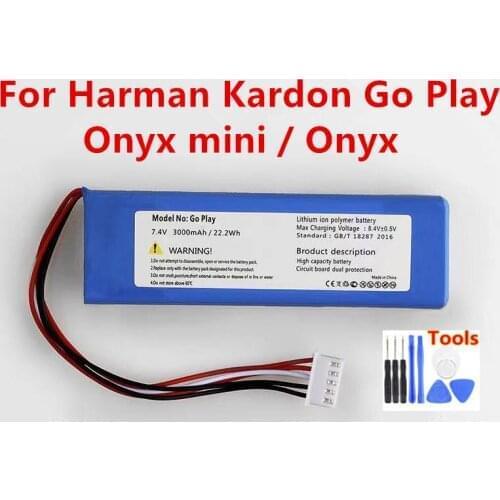 Original Replacement Battery For Harman Kardon Go Play /Harman Kardon Onyx mini /Harman Kardon Onyx Li-polymer Batteries + Tools