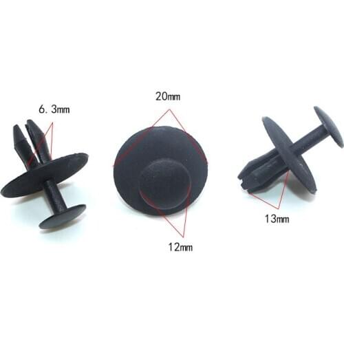 Fit for Logo 307 308 408 206 301 Citroen C5 front cover heat insulation cotton leaf plate card son buckle 10pcs