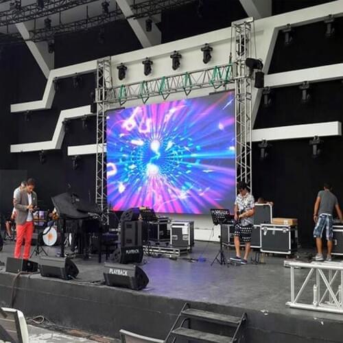Full Color Waterproof LED Matrix Screen P6 Outdoor 576*576mm Die Casting Aluminum Cabinet SMD3535 RGB LED Display Panel