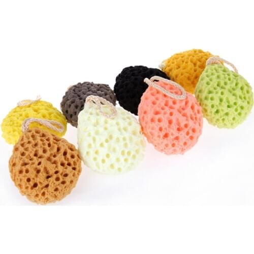 Bathing Accessory Face Cleaning Sponge Bath Scrubber Shower Spa Sponge Body Cleaning Scrub Bath Ball For Baby Adult Bath