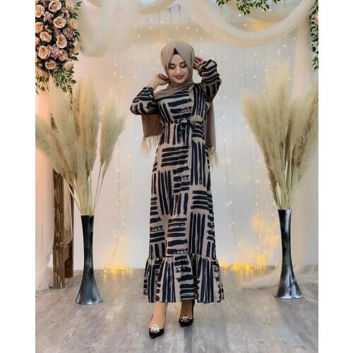 Ramadan Eid Mubarak Abaya Dubai Kaftan Turkey Muslim Women Cardigan Hijab Robe Femme Musulmane Caftan Islam Clothing Jalaba 2021