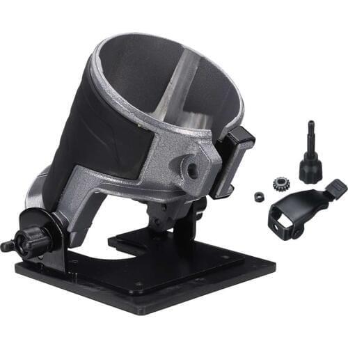 Adjustable Balance Trimmer Base Shield Wood Work Shank Trim Router Edge Molding Metal + Plastic Power Tool Parts 8.9x8.9cm