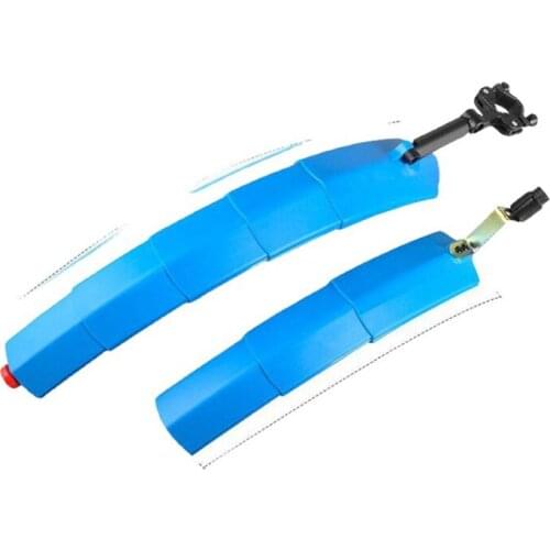 Adjustable MudGuards with taillight Bicycle Front/Rear Fenders Bicycle Mudguard Mountain Bike Fenders Set