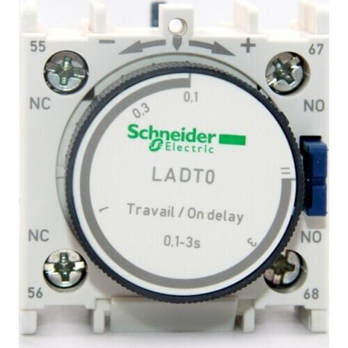Schneider Electric France LADT0 0.1-3S delay block LADT0 for contactor electrical energization delay module brand new original