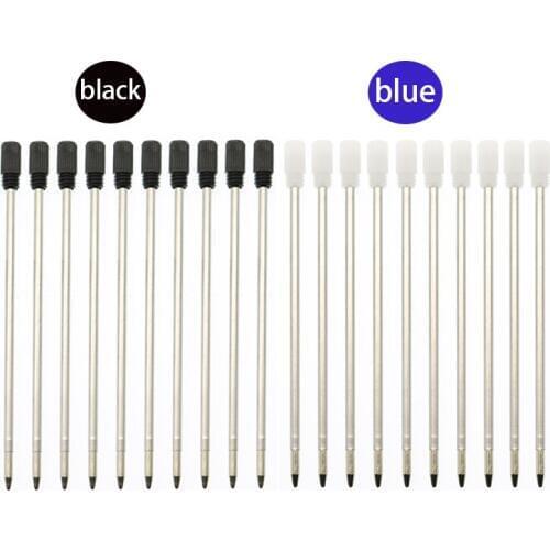 10 / Package.gold Oily Water Glass Ballpoint Pen Accessories 7 Cm Ink Color Black / Blue Ballpoint Pen Must-have Office Supplies