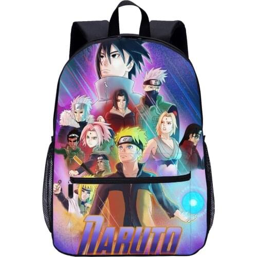 Cartoon Anime Naruto School Bag Student School Supplies Backpack Backpack Back To School