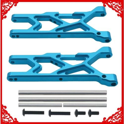 Alloy 2pcs/set alloy front lower suspension arm A-arm for 1-10 ARRMA 3s&Mega550 Vorteks Senton Granite old Big Rock upgrade part