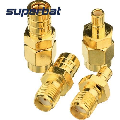 Superbat Satellite Radio Coax Adapter SMA to SMB Connector Kit 4 Type for Car Satellite SIRIUS XM DAB Radio Antenna Pigtail Cabl