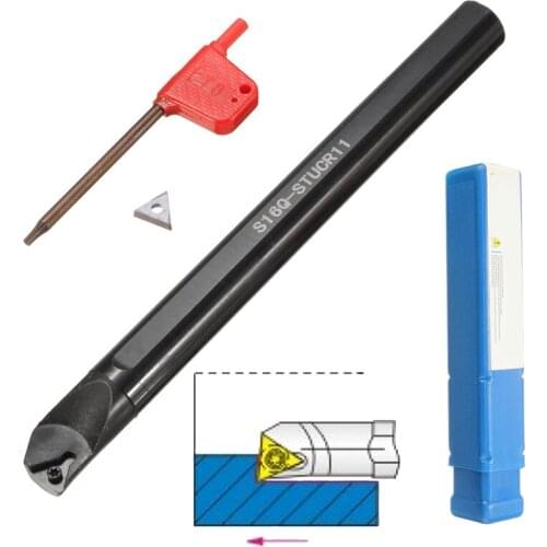 High Quality S16Q-STUCR11 16 x180mm Inner Turning Toolholder Boring Bar With 1Pc TCMT1102 95 Degree New