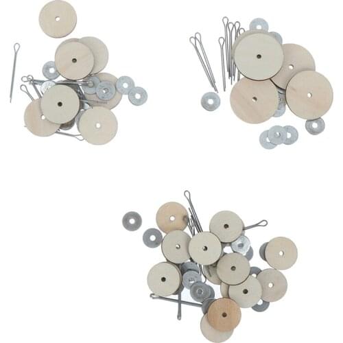 10 Sets Wood Joints Connectors For Handmade Teddy Bear Craft Children Kids Toy DIY Scrapbooking Manual Handicraft Accessory