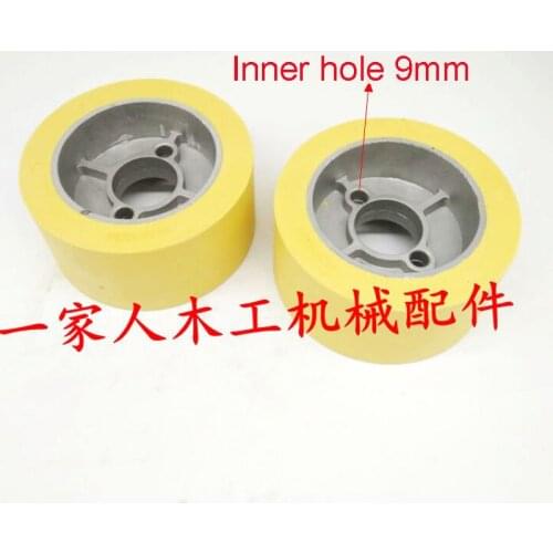 10pcs Beit four-sided rubber wheel feeding wheel rubber wear-resistant woodworking machinery parts 120*35*60mm