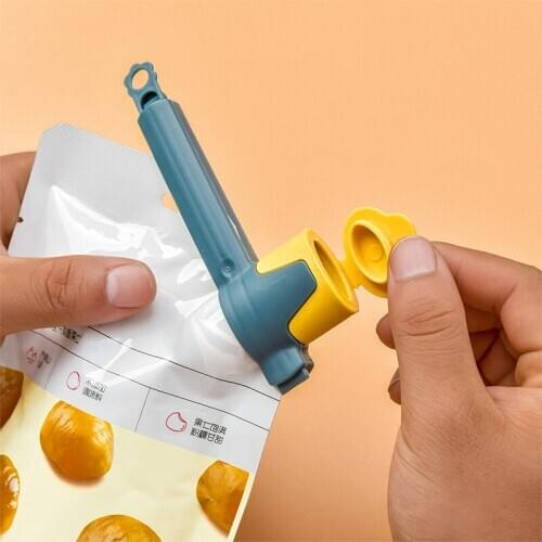 5pcs Creative Seasoning Food Bag Storage Sealing Clip Snack Packaging Sealer Clip Kitchen Food Bag Storage Sealing Gadget Tool