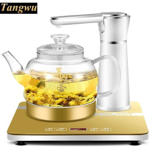 Automatic upper kettle kettles with high boron silicon glass electric teapot