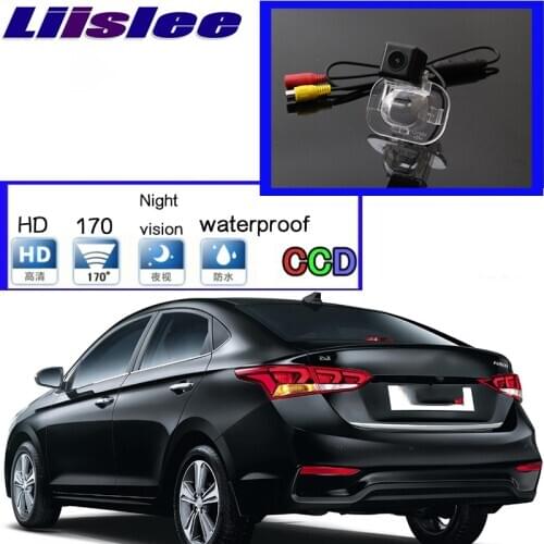 Car Camera For Hyundai i25 / Verna 2012~2016 High Reverse Rear View Back Up Camera For PAL / NTSC Use + RCA