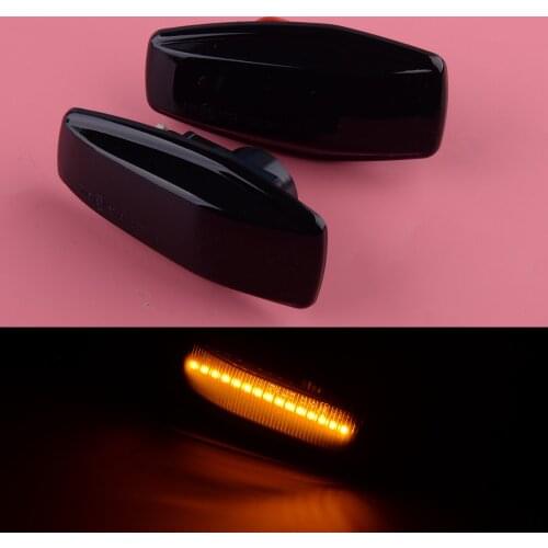 12V 1 Pair Car Dynamic LED Side Marker Repeater Indicator Turn Signal Light Lamp Fit for Hyundai i10 Getz Kia Sedona