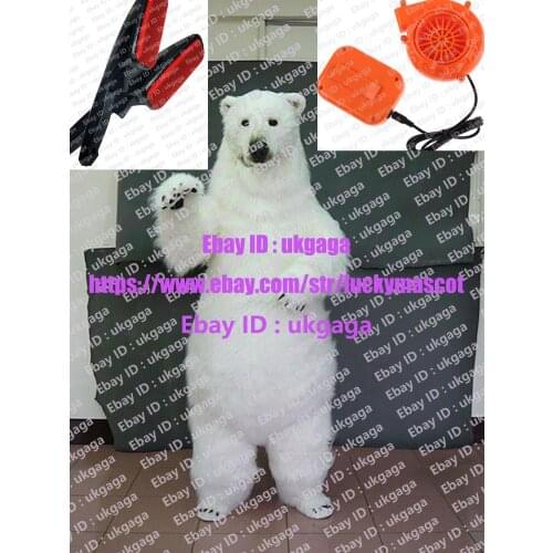 White Polar Bear Professional Fursuit Suit Costume Cosplay Animal Party Fancy Dress Carnival Birthday Party Cosplay New
