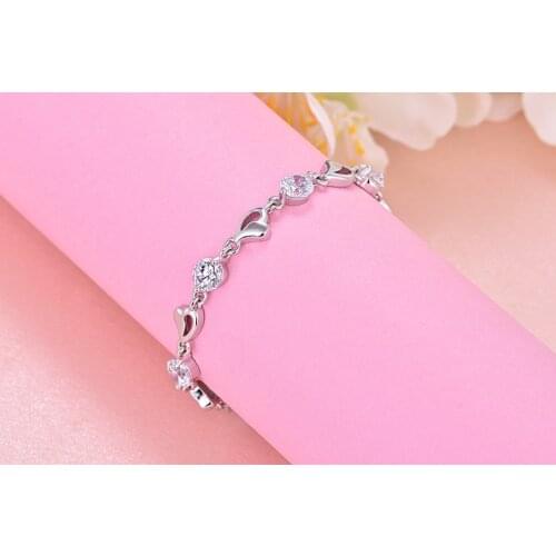 CAB26 have many color to choose silver gold Rose with package 925 silver women bracelet gift