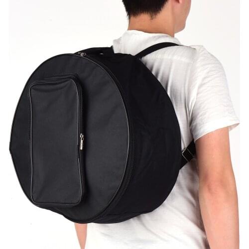 Durable Snare Drum Bag Backpack Case with Shoulder Strap Outside Pockets Musical Instrument Parts