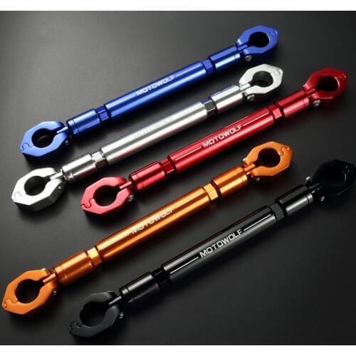 CNC Aluminum Alloy Handlebar Motorcycle ATV Bike 22mm Handlebar Bar Strengthen Lever Bar Motorcycle Accessories Black