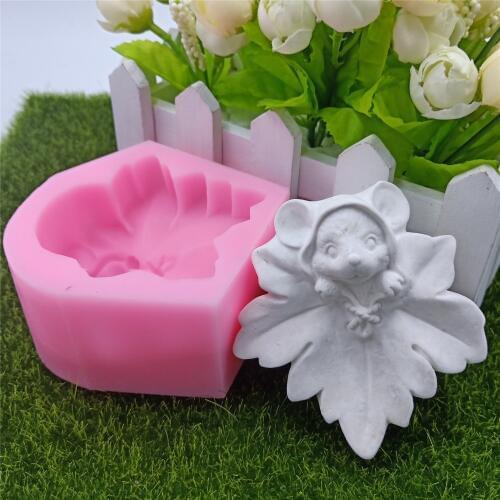 Mouse Design Soap Mold 3D Silicone Mold for Soap Candle Decorating Resin Crafts Molds
