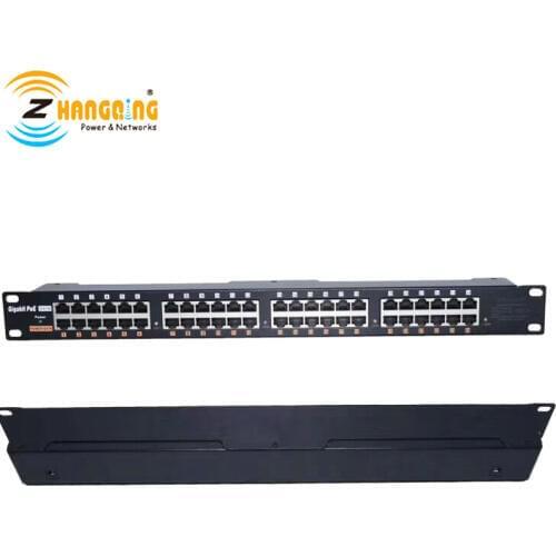 24Port Gigabit PoE Injector load balancing Ideal for IP Camera, IP phone, WiFi Access Points with 802.3af or 802.3at or passive