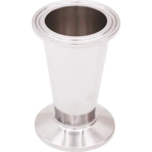 Tri Clamp Concentric Reducer 1.5" X 1" Sanitary 304 Stainless Steel Fitting Homebrew Beer Hardware