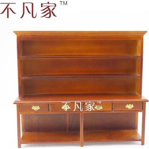DOLLHOUSE 1:12 SCALE MINIATURE HIGH QUALITY WOODEN CUPBOARD