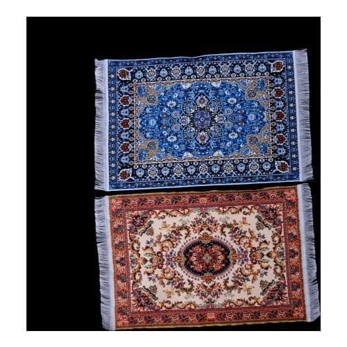 1pc 1/12 1:12 Doll House Mini Carpet Mat 1:12 Doll House Miniature Casa De Boneca Doll House Accessories Kit