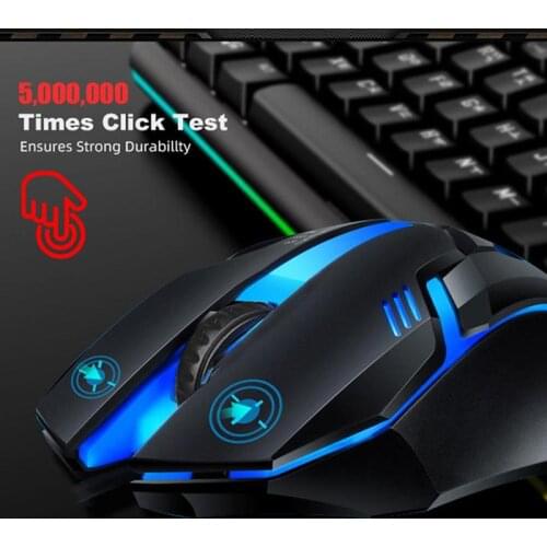 Back light Mouse USB Ergonomics Wired Gaming Mouse 1000 DPI Colorful Light Gaming Mouse For PC Laptop Computers Notebook Desktop