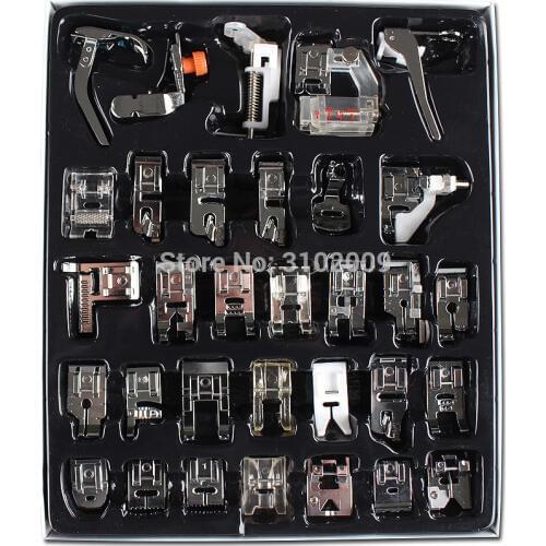 Mini Domestic Sewing Machine Braiding Blind Stitch Darning Multifunctional Presser Foot Feet Kit Set For Brother Singer Janome