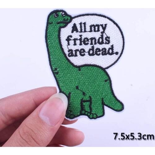 DIY Cartoon Cat Animal Patch Iron On Patches For Clothing Funny Cloth Embroidered Patches On Clothes Kids Stripe Cute Applique