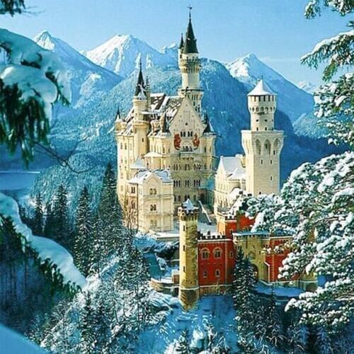 NEW Counted Cross Stitch Kits Needlework Embroidery - 14 ct Aida DMC Color DIY Arts Home Decor - Flowers