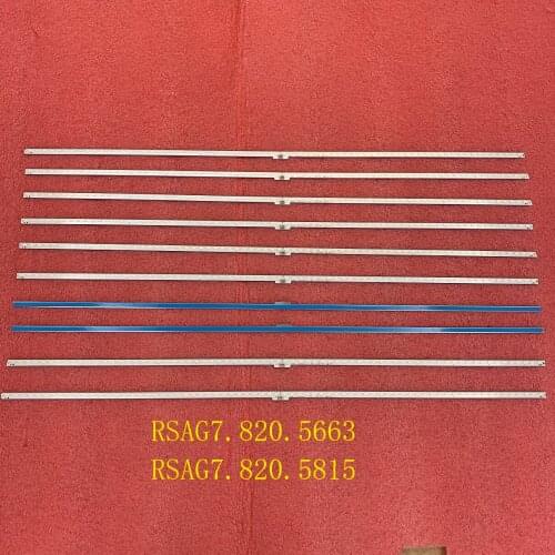 5set=10pcs LED Backlight strip For Hisense RSAG7.820.5663 RSAG7.820.5815 HE500HF-B57 LT-1134017-A HE500HU-B51 B54