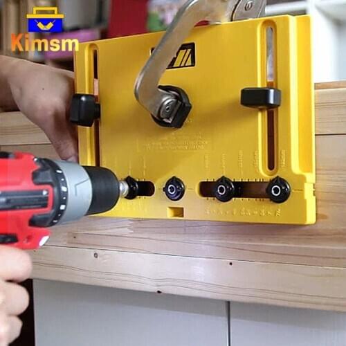 Adjustable Cabinet Door Handle Locator Set For Woodworking 32mm Hole Pitch Precise Multi-Specification Punching DIY Drill Guide