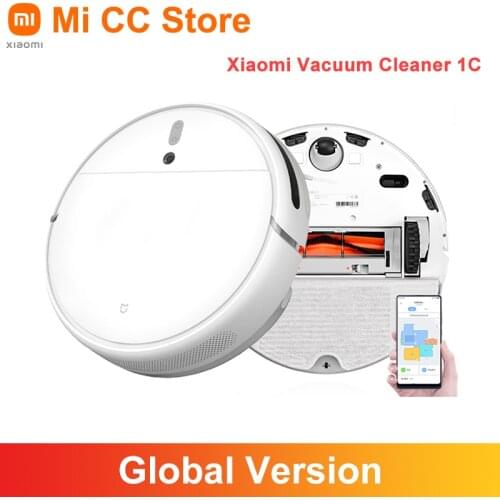 2020 Xiaomi Mijia Sweeping Mopping Robot Vacuum Cleaner 1C for Home AutoDust Sterilize 2500PA cyclone Suction Smart Planned WIFI