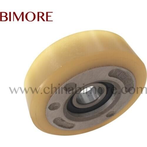 S650C003 Escalator Step Rollers OD76mm Thickness 21.6mm Bearing 6203 2RS