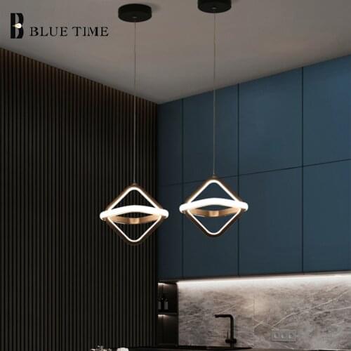 Led Chandeliers Lustres Black Modern Chandelier Lighting for Living room Bedroom Bedside Light Dining room Kitchen Hanging Lamp